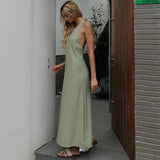 2024 Summer Women Backless Elegant Dress