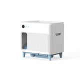 Smart New Luxury Cat Toilet Large Automatic Tuya APP Smart Cat Litter Box Intelligent Self-Cleaning With Plastic Material