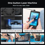 Back Glass Laser for iPhone 8-17 Series, Glue Removal Laser Engraving Seperator, w/Air Purifier&Cell Phone Repair Tool