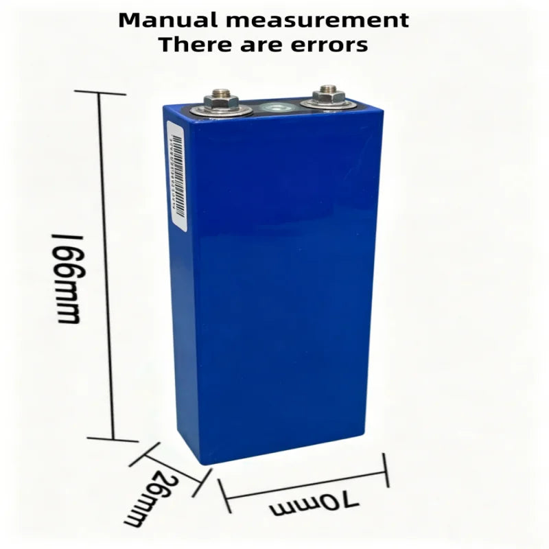 25000mAh 3.2V 25Ah LiFePO4 Battery Cell Lithium Iron Phosphate Deep Cycles for Diy 12V 24V 36V 48V Solar Energy UPS Power