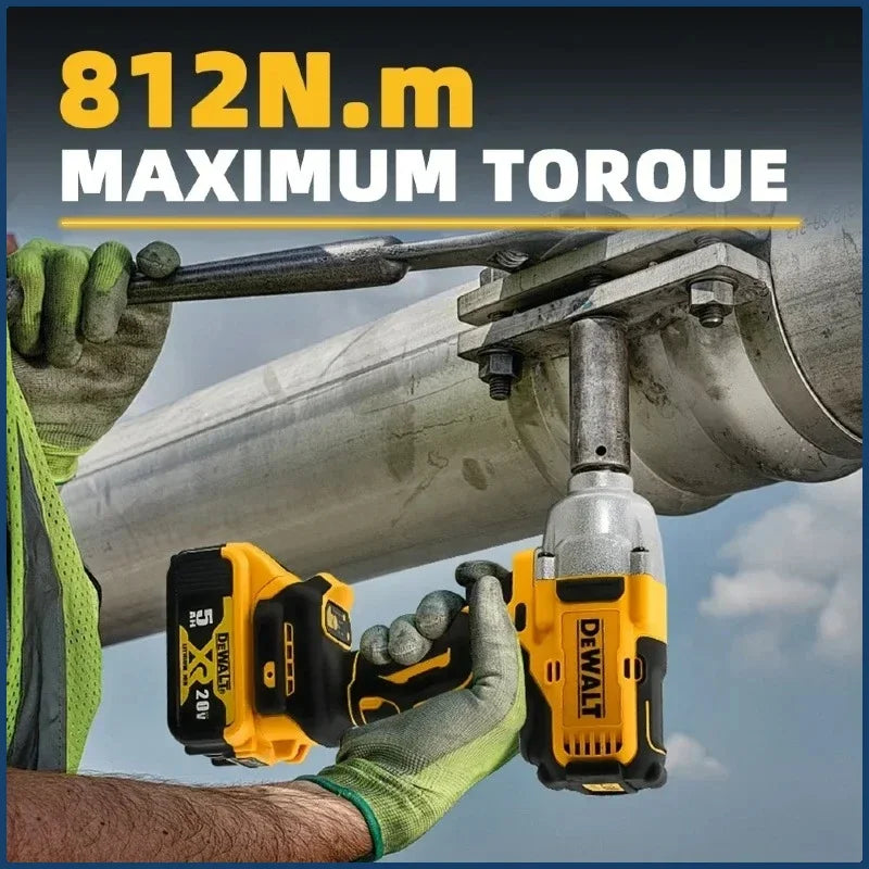 DeWalt DCF892 Brushless Electric Wrench 1/2Inch High Torque 3 Speed Impact Driver Auto Repair For 18V-20V Battery Power Tools
