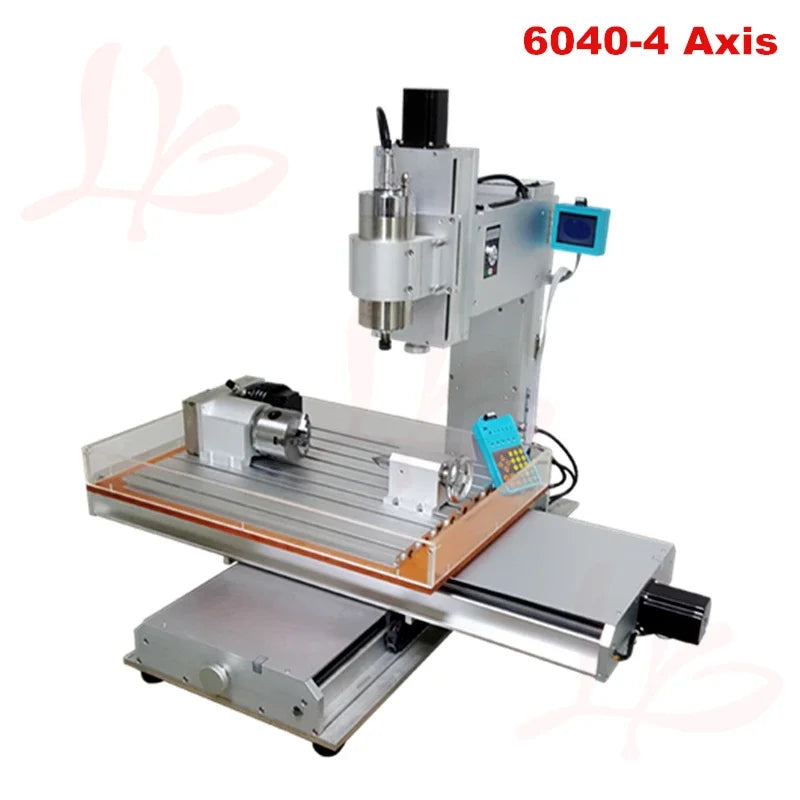 LY CNC Vertical Colom Type 3/4/5 Axis 1.5KW-2.2KW 6040 Wood Router Carving Woodworking Milling Drilling Engraving Machine