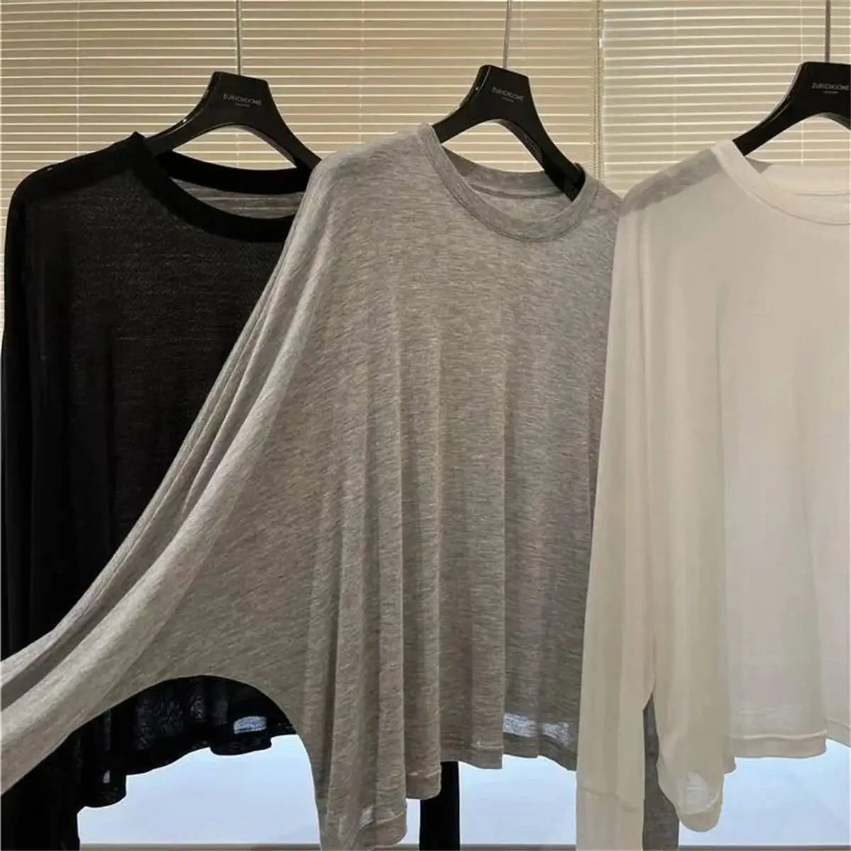 New Modal Long T-shirt Women Summer Korean Style Sun Protection Soft Skin Shirt Loose Outerwear Air Conditioner Clothing