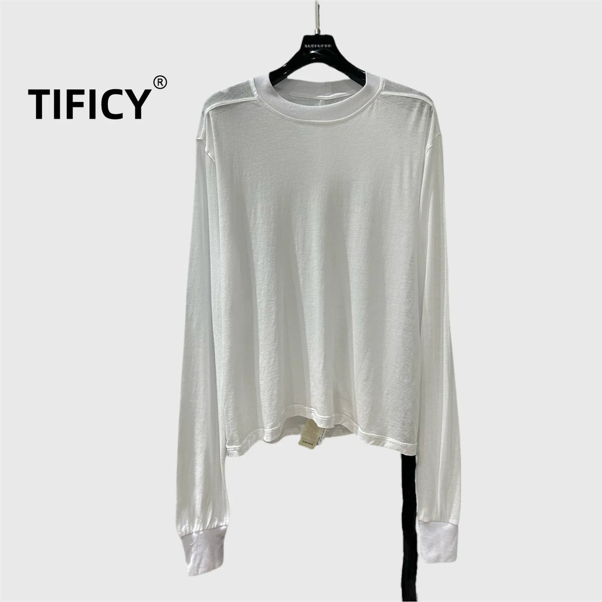High Street Cotton Tshirt Tops New Early Spring Men/women's Comfortable Solid Color Soft Round Neck Casual Simple Base T-shirt