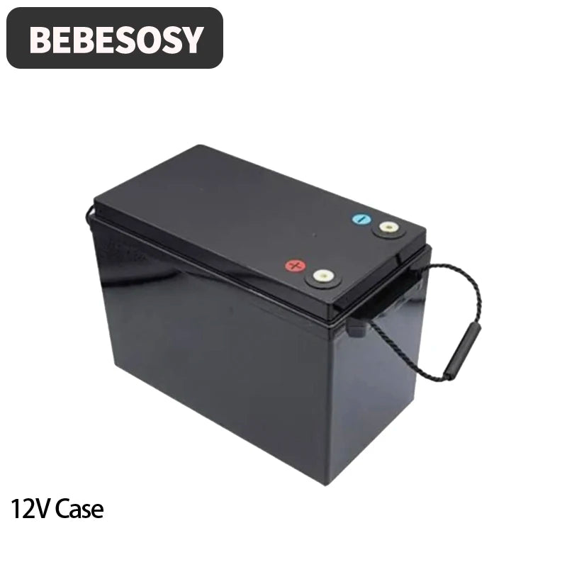 Case 12V 280AH DIY Battery Case Portable Battery Box 230AH 4S Optional 200A BMS 2A Active Balance TFT LCD Tape Bolt For RV