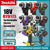 Makita DTD173 1800RPM Cordless Impact Driver 180N.m Brushless Motor Electric Drill Wood/Bolt/T-Mode For Makita Battery
