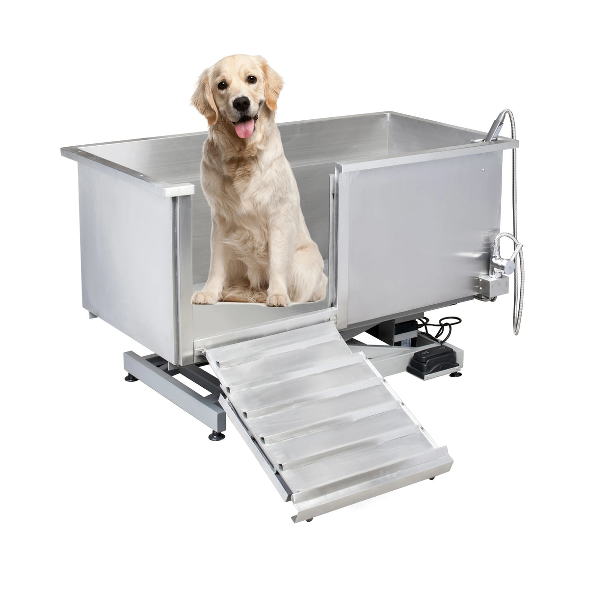 Pet Salon Shop Washing Station Pet Spa Stainless Steel Grooming Bathtub with Electric Lifting for Dogs and Cats