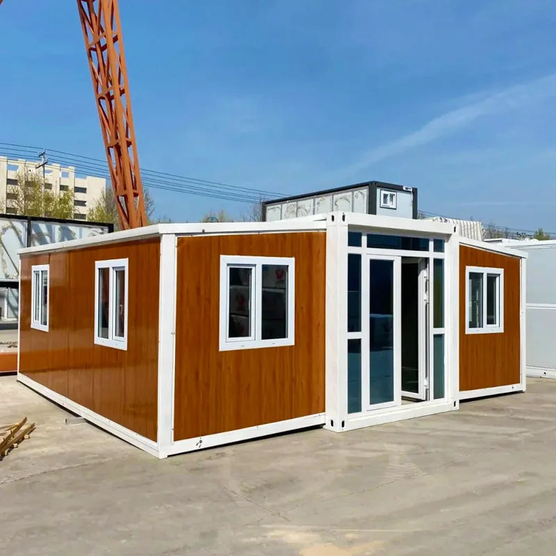 40Ft Luxury Tiny Villa Double Story Foldable Container House Expandable Modular Prefab Folding Container House Tiny Mobile Homes