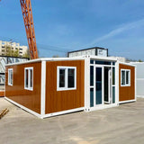 40Ft Luxury Tiny Villa Double Story Foldable Container House Expandable Modular Prefab Folding Container House Tiny Mobile Homes