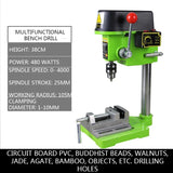 New Small Household Multifunctional Electric Milling Machine Drilling Tool 220V/480W Electric Drill Variable Speed Drill Small B