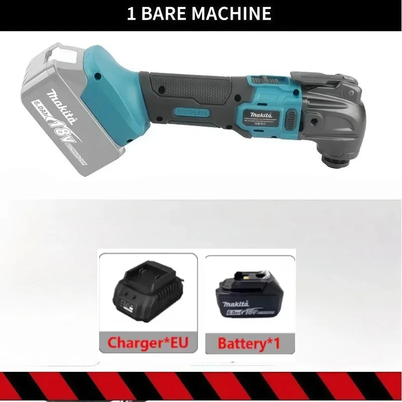 Makita Brushless Quick Release Oscillating Cordless  Multi-Functional Electric Trimmer Quick-Change Compatible Tool