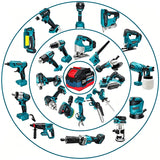 21V 6/9/12AH For Makita 18V Battery Power Tools Li-ion Replacement LXT BL1850 BL1860 DDF487 for 18V Screwdriver with BMS