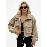 Women's Short Workwear Jacket 2026 Autumn New Loose-Fit American-Style Coat