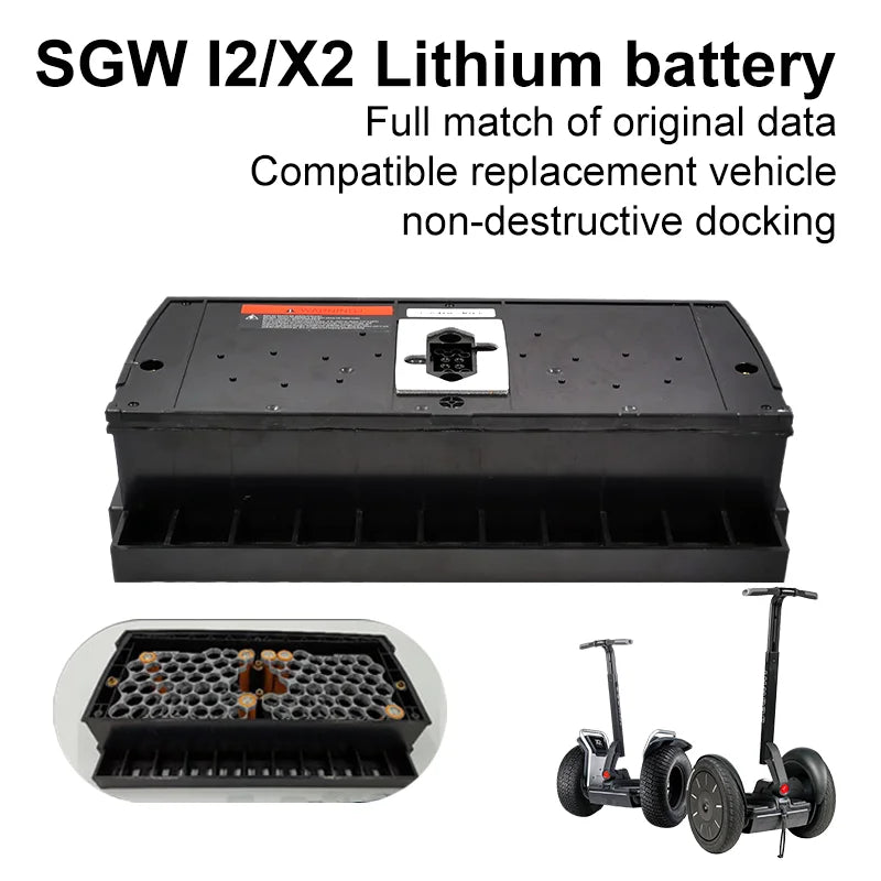for Segway X2 I2 X2se I2se Smart Lithium Battery Pack Support Expansion Large Capacity SGW Balance Car Rechargeable Battery