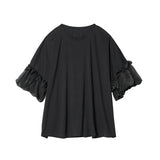 2026 imakokoni summer pure cotton casual loose fitting yarn design lantern sleeve top 255029+255030