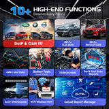 Autel MaxiCOM MK900BT Car Diagnostic Tool 8-Inch OBD2 BiDirectional Scanner 40+ Service CANFD DOIP Upgrade of MK808BT Pro MK808S