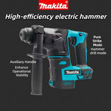 Makita HR140D18V Cordless Brushless Rotary Hammer Drill 3-Mode Electric Hammer for Concrete Metal Wood with LED Light Power Tool