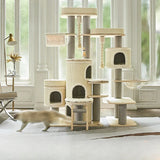 Towers for Big Cats with Multiple Hamocks, Climbing Games, Cave Cave Training Supplies, Cats Accessories, Home Pet Items