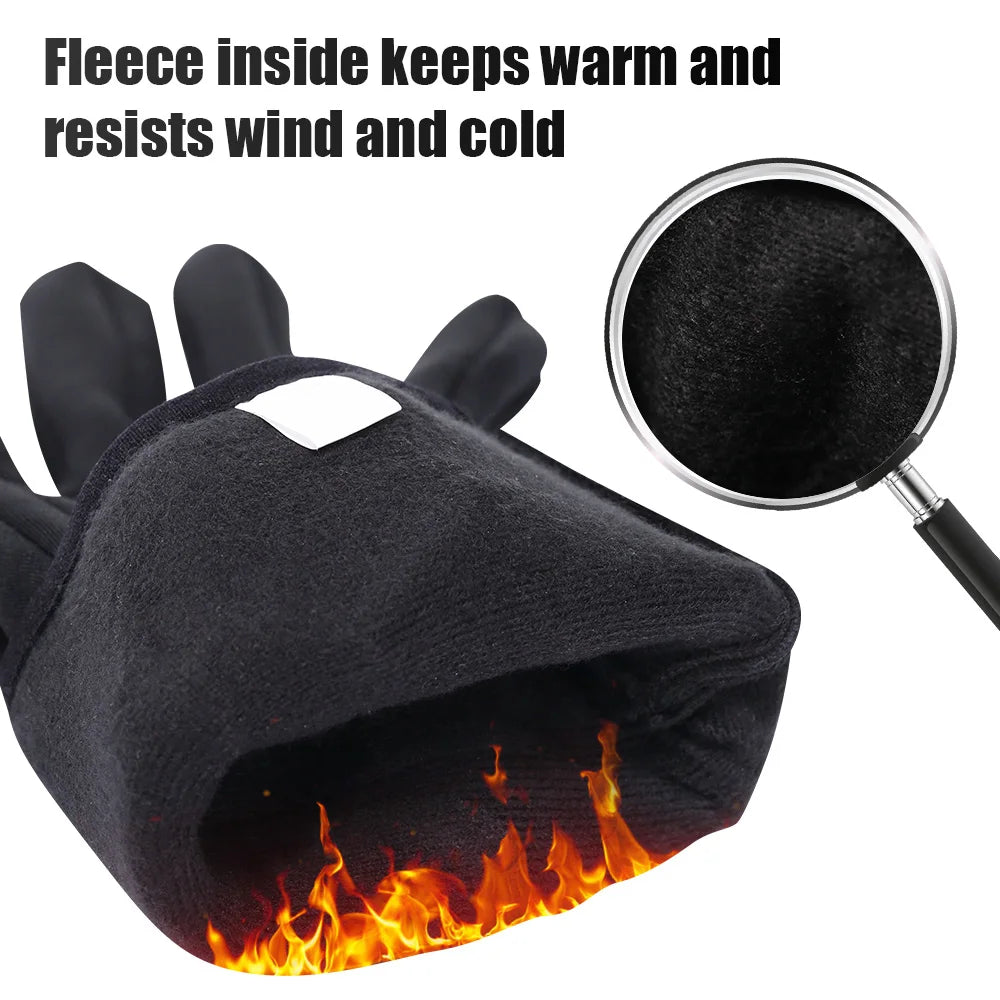 Rechargeable Electric Liner Heated Gloves Winter Warm Touch Skiing Gloves Outdoor Sports Riding Skiing Fishing Hunting