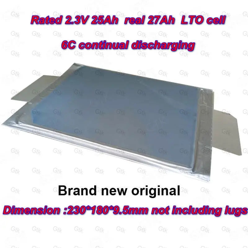 Gtk 2.3V 8Ah 10Ah 20Ah 25Ah 40Ah 70Ah Titanate lto lithium ion battery cell 20000 cycles with 10C 30C 50C 70C Discharging