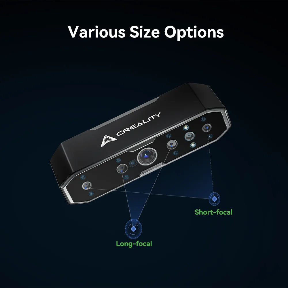 Creality CR-Scan Otter 3D Scanner 0.02mm Accuracy Black objects scanning available Four-lens Stereo Vision 3d scanner