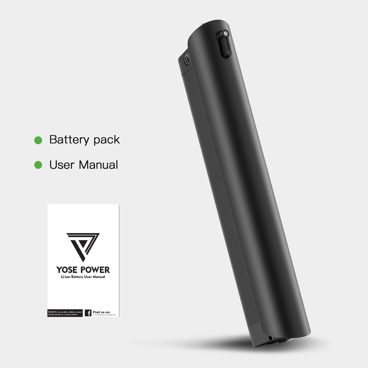 YOSE POWER Ebike Battery 36V 10Ah Compatible with Aventon Soltera.2 and Soltera.2 Step-Through Ebikes 36V Electric Bike Battery