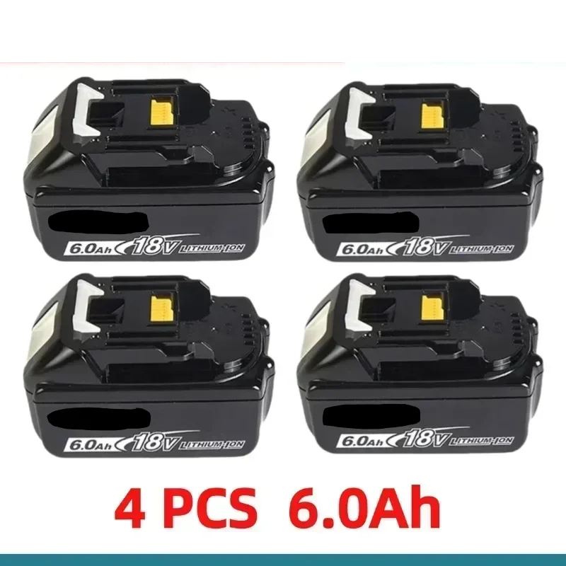 2025 for Makita BL1860 BL1850B BL1850 BL1840 BL1830 Screwdriver Battery & Charger 18v Replacement Power Tool Batteries.