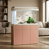 All-in-One AquariumCustomized Rectangular Aluminum Profiles, Ultra-clear Glass, Metal Material, Environmentally Friendly, Large