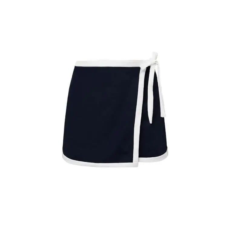 Flaxmaker Bowknot Decor Black One Piece Swimsuit and Skirt 2026 Summer Women Sexy V Neck Swimwear Beachwear Biquini conjunto de