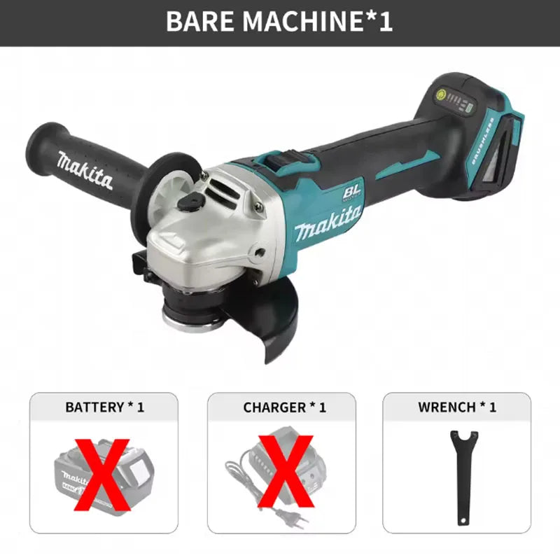 Makita DGA504 18V Brushless Lithium Electric Angle Grinder High Power Rechargeable Polishing & Cutting Machine
