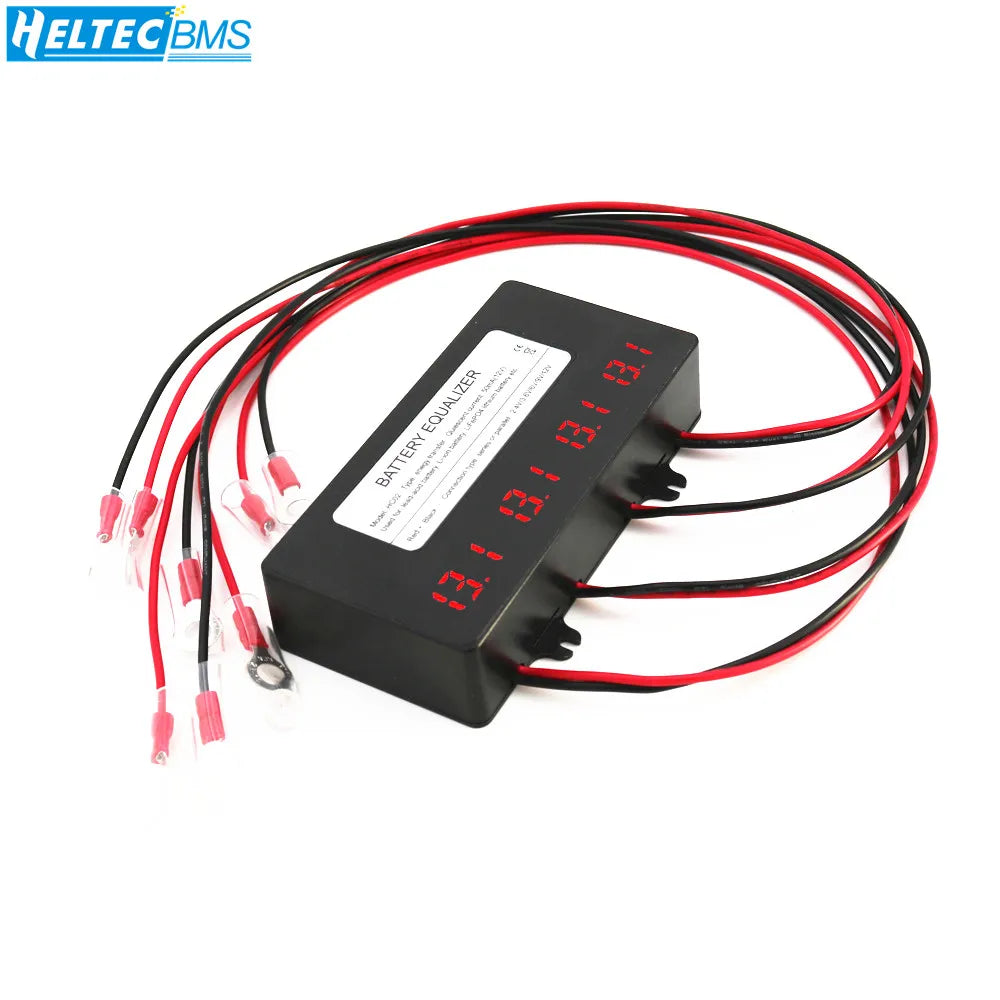 Digital Display 48V Battery Equalizer for 4 X 12V Batteries Balancer 4S 12V Gel Flood AGM Lead Acid Batteries Charger Regulator