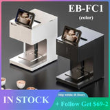 Evebot Multicolor Coffee Drink Printer Color Printer Suitable for Printing Pictures 600dpi 7-inch Touch Screen