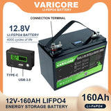VariCore 12V/12.8v 340Ah 360Ah 180Ah 120Ah 100Ah 4s LiFePO4 Battery Lithium Iron Phosphate Batteries for RV Golf Cart Tax Free