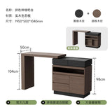 LH telescopic bar integrated cabinet Italian minimalist small apartment sofa side cabinet