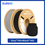 ELEGOO Multiple-Color Matte PLA Filament 1.75mm 2KG/4KG/5KG/10KG For EU US