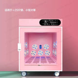 Pet Drying Box with Temperature Control, Automatic Dog Cat Grooming Blower, Foldable Home Dryer