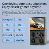 G350 Retro Handheld Game Console Linux 64-bit System 3.5" IPS Screen RK3326 3200 mAh Portable Console Retro Video Game Console