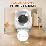 Self Cleaning Litter Box Large Capacity Automatic Cat Litter Box Self Cleaning for Cats