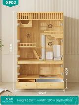 Cat Chamfer Home Cattery Luxury Cat Nest Large Space Cat Cage