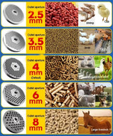 Professional livestock chicken and cattle animal feed pellet machine/animal feed pellet machine