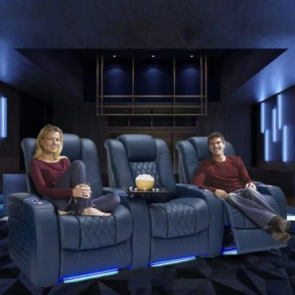 Electric Recliner Relaxing Massage Chair Cinema Living Room Sofa Function Leather Sofa Nordic Cinema Modern Sofa