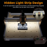 LUNYEE Router CNC Machine 4040 PRO for Woodworking Metal Acrylic Cutting Milling GRBL Control Lead Screw Driven 3Axis