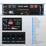 DATOUBOSS 48V 100Ah LiFePO4 Lithium Battery, 5.12kWh 3U Server Rack Battery Built-in 100A BMS, 15,000+ Deep Cycles, Bluetooth & App Monitoring, RS232/RS485/CAN, for Home, RV & Off-Grid Backup