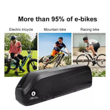 Brand New 48V 36V Hailong Battery 50AH Lithium Ion BMS 18650 Cell Electric Bicycle Durable