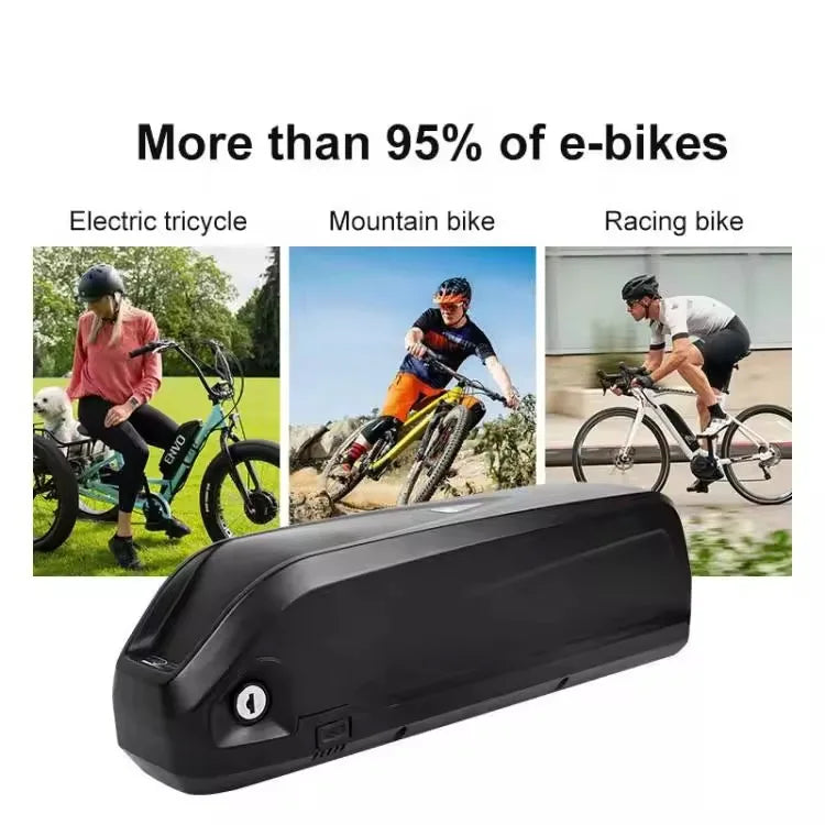Brand New 48V 36V Hailong Battery 50AH Lithium Ion BMS 18650 Cell Electric Bicycle Durable