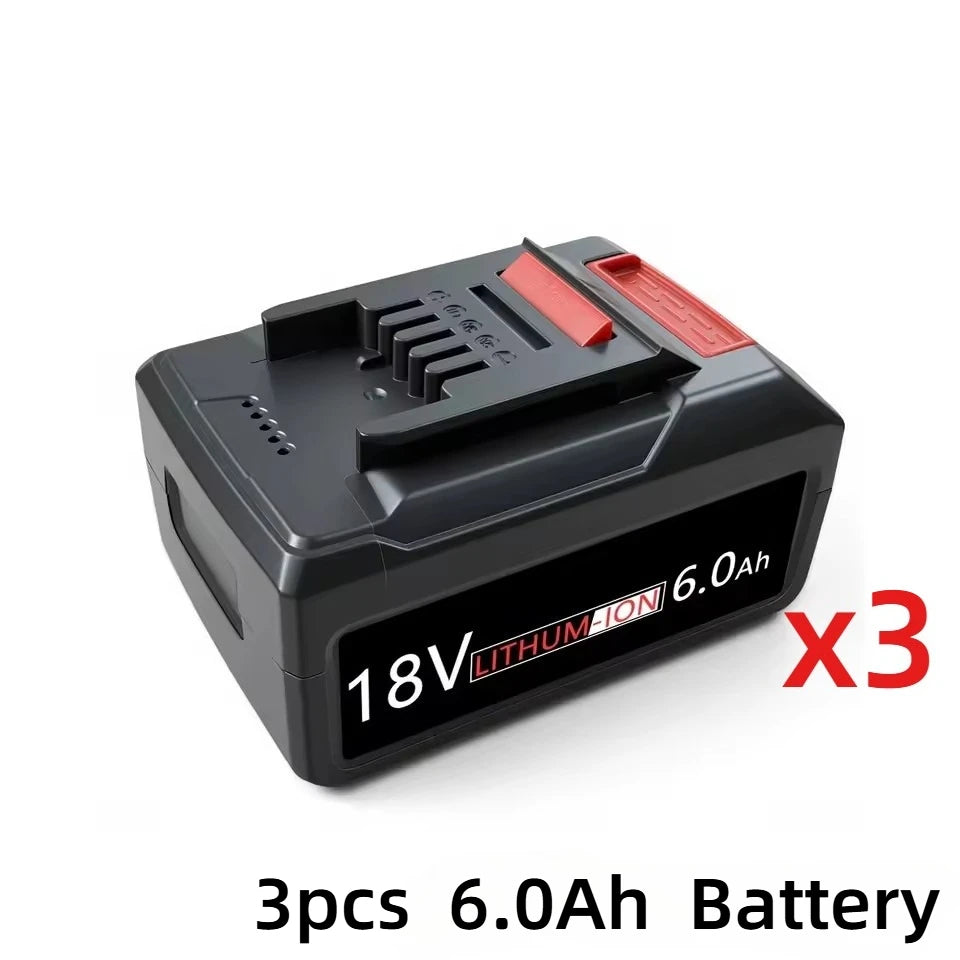 18V 6.0 Ah Li-ion Replacement Battery 4511395 for EINhell 4511481 4511396 PXC AXXIO GE-LC 18 Li Series Cordless Drill Battery