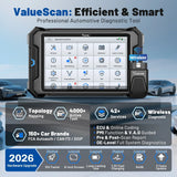 VDIAGTOOL VD80BT Bluetooth Car Diagnostic Tool WIFI Wireless Bidirectional Scanner with Topology Mappping FCA CANFD ECU Coding