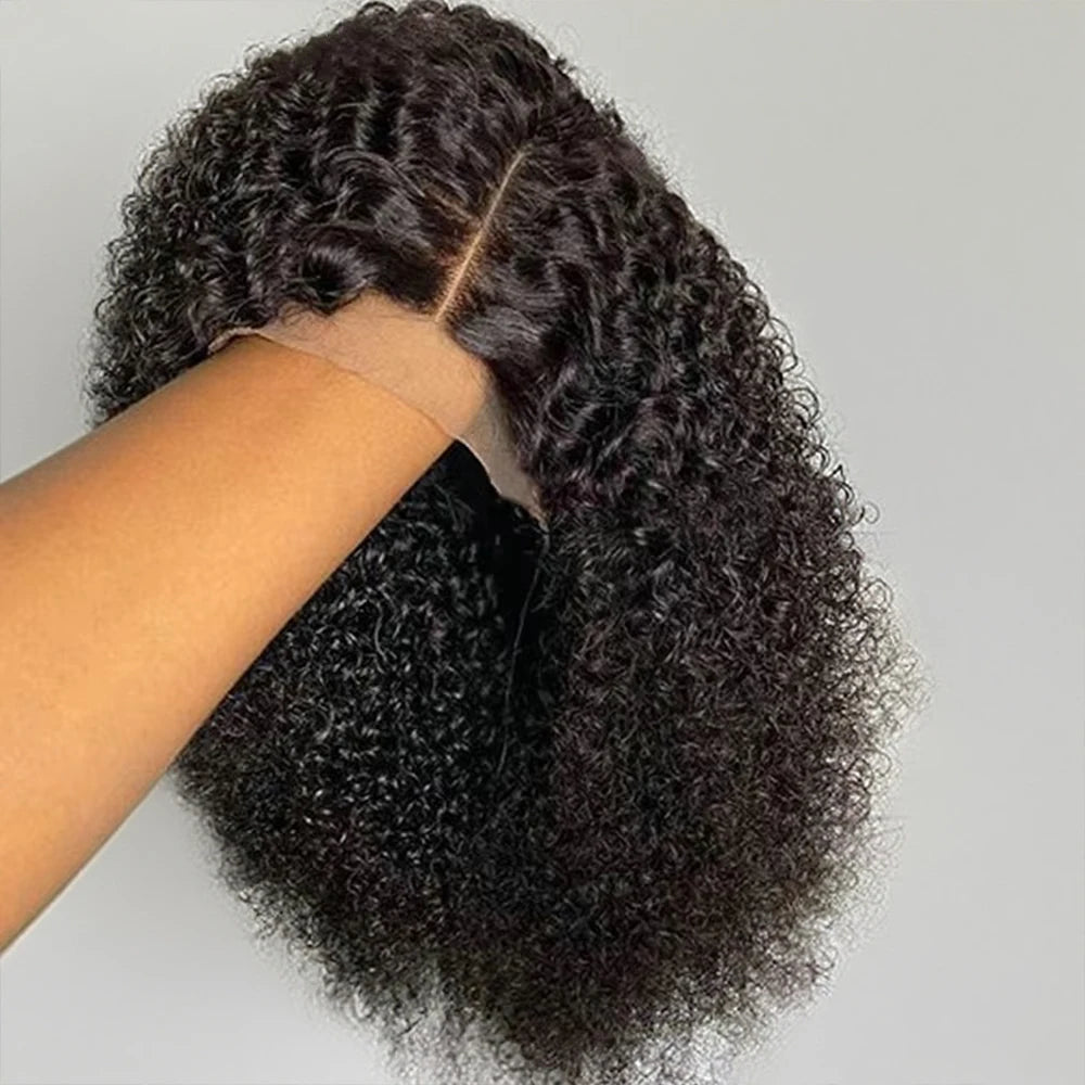 Pre Cut No Glue Water Wave 13x6 Bob Wigs Curly 7x5 Glueless Wig Human