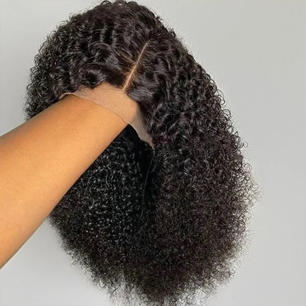 Pre Cut No Glue Water Wave 13x6 Bob Wigs Curly 7x5 Glueless Wig Human