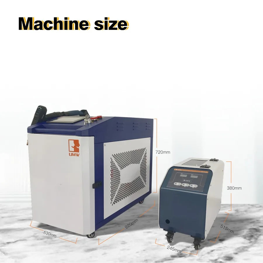 UMW 4 in 1 laser welding machine Metal welding Fiber laser welder 1500w Elevator Escalator And Metal Structure Manufacturing